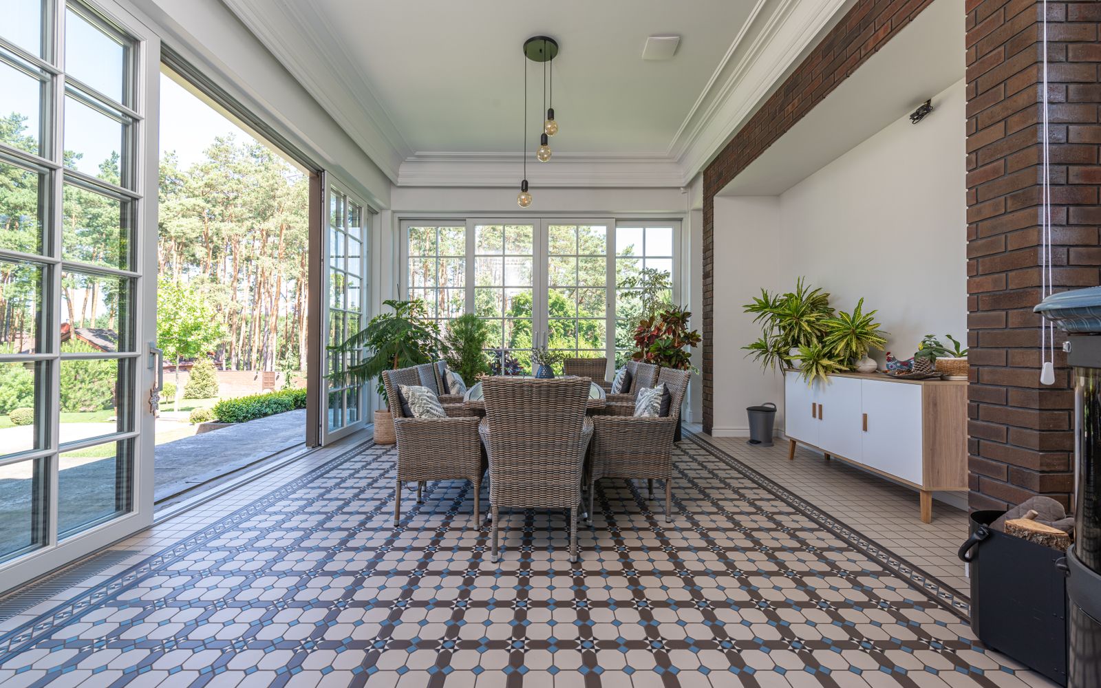 Patio floor coating
